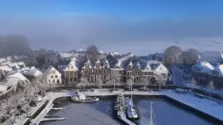 Sneeuw in Blokzijl 2026