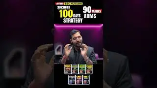 3 Secrets to Score 90+ Marks 🔥 | 100 Days Strategy  To Crack Aiims Jammu ✅ #Shorts