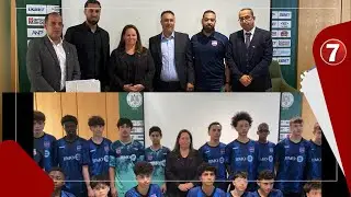 بحضور سفيرة كندا بالمغرب .. حفل استقبال الرجاء لنادي  برايفس داهنستيك الكندي بأكاديمية الفريق