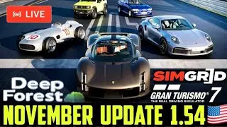 Gran Turismo 7: NOVEMBER UPDATE 1.54! + DEEP FOREST DAILY RACE C + SPA RACE B + PORSCHE DISCUSSION