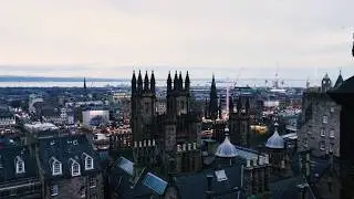 Time-lapse of Edinburgh from the Camera Obscura Rooftop