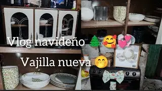 Umboxing de mi nueva vajilla navideña 🌲🥰/Vlog  #umboxing #navidad #vlog #familia 