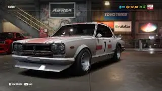 Need For Speed Payback - The KPGC10 Skyline 2000 GT-R can go LV399 but R32/R34s stuck at LV299