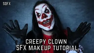 Creepy Clown Makeup Tutorial - SQFX - Special Effects