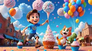 Cupcake Rocket Boom &mdash; Sweet Adventure Song! | Flying Cupcake Nursery Rhyme for Kids