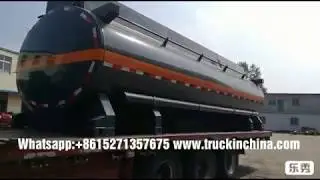HCL Acid liquid tanker trailer   Customizing