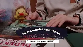 ASMR | Solve a murder case with me (rain sounds for sleeping) 