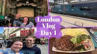 London Vlog Day 1 - Travel Day, Moulin Rouge The Musical, Stone & Grill for a Meal & Wicked