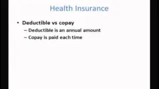 Personal Finance: Class 4 - Insurance