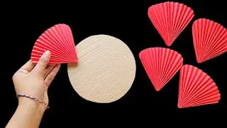 New! Easy Paper Wall Hanging Ideas - Flower Wall Hanging using A4 paper sheet - hater kaj - craft