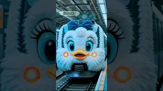 Aisi Fluffy Duck Train Pehli Baar Dekhi! 🦆 #train #travel #daisy #duck #cute #funny #short
