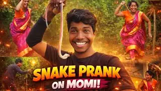 Momi Ke Saath Fake Snake Prank 😂 | Funny Reaction