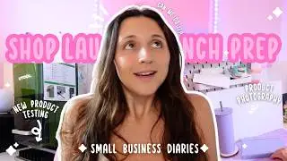 SMALL BUSINESS DIARIES ✿ - Prepping For a New Shop Launch In Just 1 Week, Can We Do It?