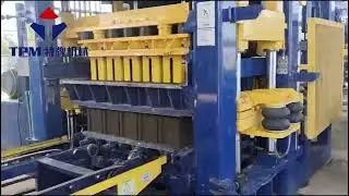 The installation of cutting-edge TPM10000G paving block machine in Africa