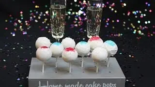 Champagner Cake Pops f&uuml;r Silvester (nat&uuml;rlich auch ohne Alkohol m&ouml;glich &hearts;)