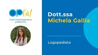 Dottoressa Michela Gallia - Logopedista a Torino