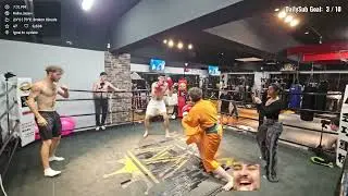 Iceposeidon 100 days in Asia: Phone checks out during boxing match ft. PaulRizzin and Floridaboymma