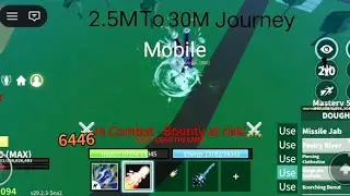 Dough + Spikey Trident Combo is BROKEN 🤯 | Blox Fruits Mobile #Roblox #Bountyhunt #PvP #Mobile