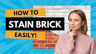 Brick Stain Application 1