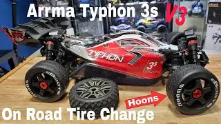 Arrma Typhon 3s V3  Wheel Upgrade Install (Arrma Hoons!!)