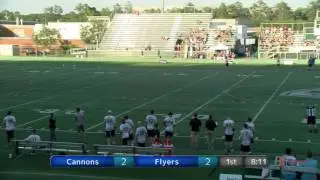 Full Game: Jacksonville Cannons at Raleigh Flyers &mdash; Week 10