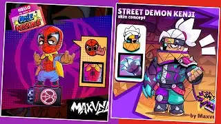 Brawl Stars Skins Ideas | Ollie, Kenji & More