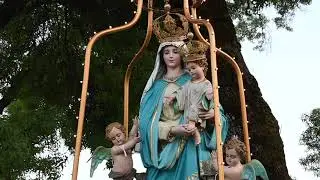 Ionadi MADONNA DEGLI ANGELI festa 2021. Arrivo della MADONNA in piazza. Celebrazione Eucarestia.