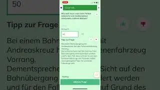 Au&szlig;erorts Andreaskreuz #fahrschule #theorie #pr&uuml;fung #auto #motorrad