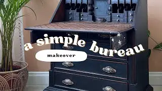 A simple bureau makeover in a one colour finish