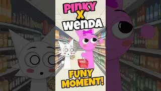 PINKY X WENDA - Pretty Please Funny Moments! Incredibox Sprunki Animation #sprunki #incredibox