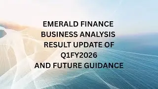 Emerald Finance Q1FY2026 business analysis|Fastest growing NBFC|Indian stock market|investing