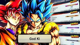 Dominating PvP With God Ki In Dragon Ball Legends