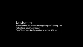 UnStumm &ndash; conversation of moving image and sound featuring Seth Cluett
