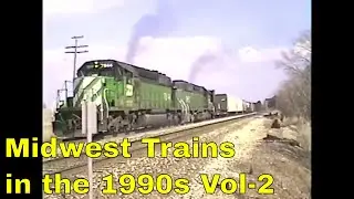 Midwest Trains in the 1990s Volume-2