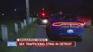 Sex trafficking sting in Detroit