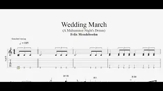 Felix Mendelssohn - Wedding March (A Midsummer Night's Dream) - Tab