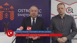 Konferencja prasowa prezydenta Artura Łakomca | 14 .01.2026 | LOKALNA.TV