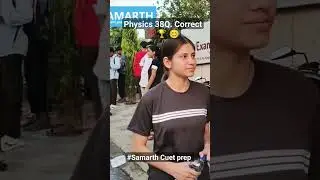 CUET 2023 Physics paper  फोड़ डाला 🏆🏆 😊 #cuet2023 #shorts #du #cuetcutoff #viral