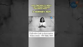 First female teacher of India, Happy birthday! #history #education #knowledge #motivation #first