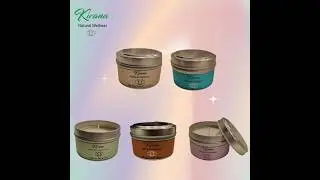 Check out these soy candles from Kirana Natural Wellness