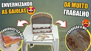 🥵 DIA DIA FABRICANDO GAIOLAS ARTESANAIS! (Veja minha correria)
