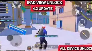 IPAD VIEW ALL DEVICE UNLOCK ❓ 4.2 UPDATE UNLOCK 😲 IPAD VIEW #ipadviewbgmi #battleroyalegame #ipad 