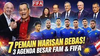 7 Pemain Warisan Bebas! 3 Agenda Besar FAM Bersama FIFA Gegarkan Bola Sepak Malaysia