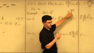 Lecture 2011.06.29 Part 06/11 Computation of Taylor Series at Different Centers