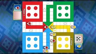 Ludo game in 2 players || Ludo king in 2 players || Ludo game