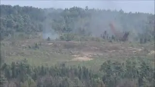 Loud booms from big guns at Canadian Forces Base Gagetown,NB,Sept 23-2023.