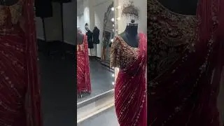 Handcrafted Saree by Archana Karthick | Bridesmaid from Tirunalveli | #red #redsaree #sareelove