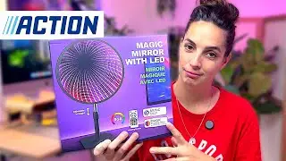Miroir magique avec Led avec t&eacute;l&eacute;commande , des magasins ACTION