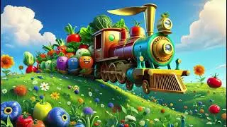 The Veggies and the Floating Train | Magical Veggie Adventure Song
