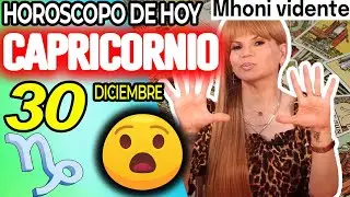 CAPRICORNIO ♑OJOOO👀👁TE VAS A CAER DE LA SILLA CON ESTOO🪑 Horóscopo De Hoy 30 De Diciembre 2025 Mhoni